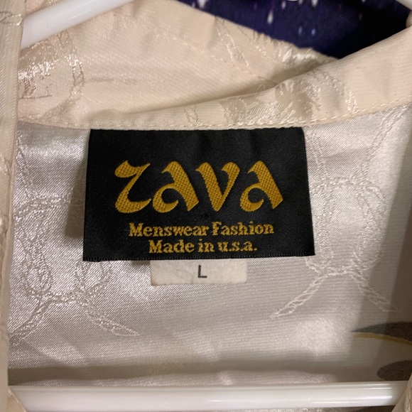 Zava- Beige Button Down with Horse Graphic Large - Picture 3 of 11